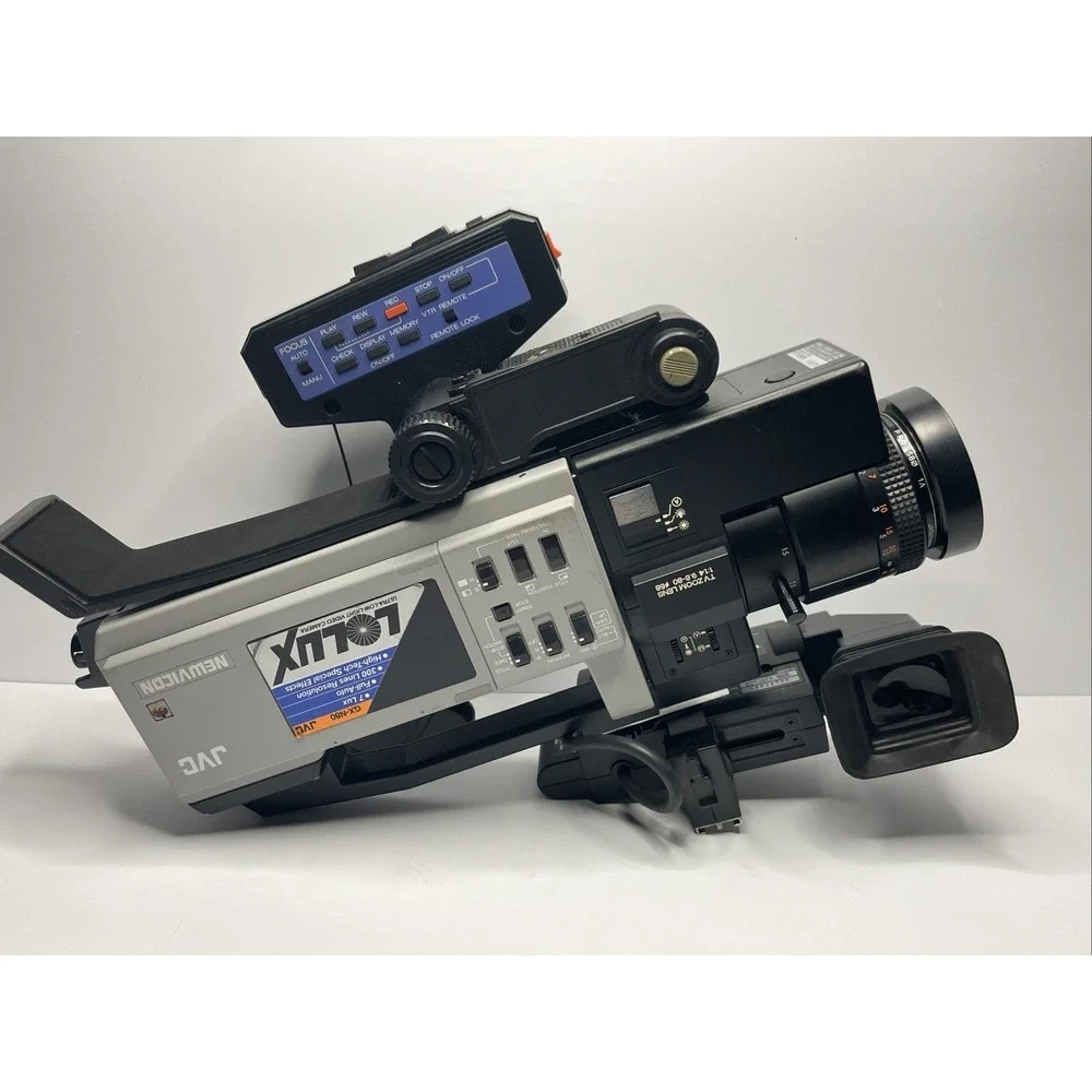 Vintage JVC GX-N80 Color Video Camera Newvicon LoLux 1985 Retro Analog Camcorder